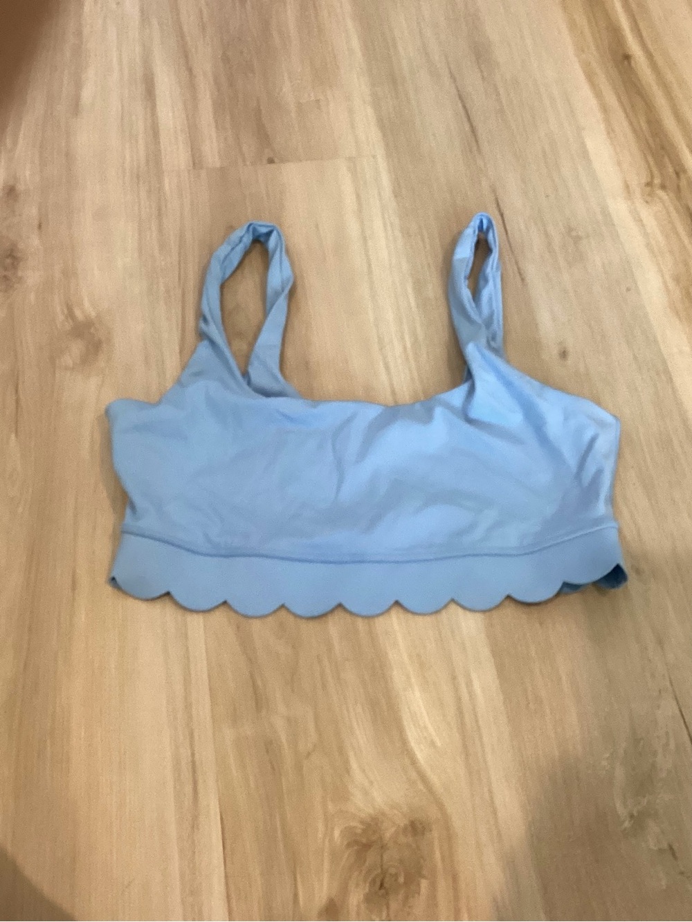 JoyLab Pale Blue Scalloped Bralette